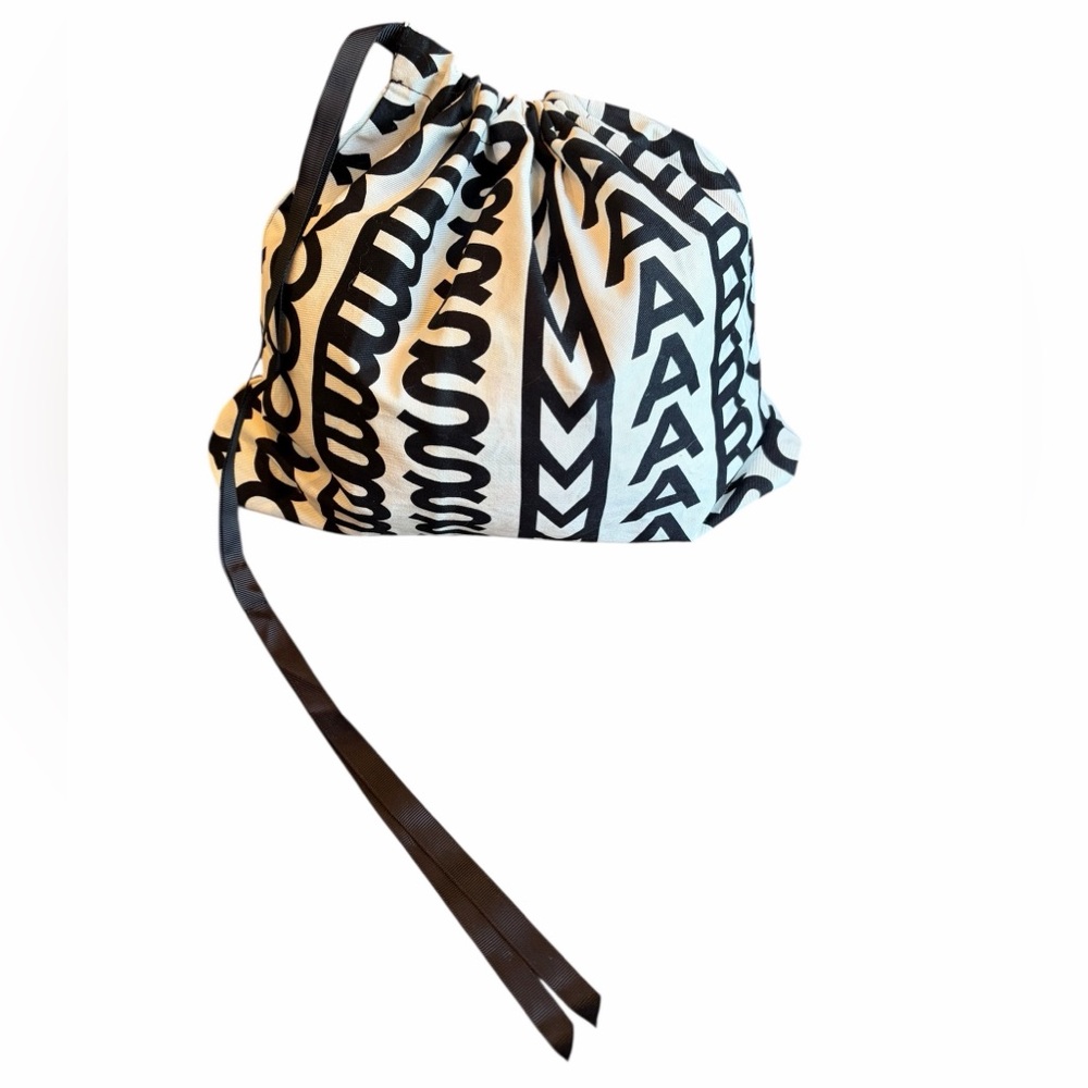 Marc Jacobs Monogram Logo Cotton Drawstring Dust Bag Travel Pouch 11.5x13.5 - Picture 2 of 9